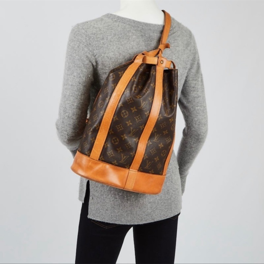 Louis Vuitton Randonne Backpack Monogram bucket